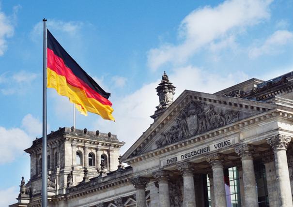 THE GERMAN ECONOMY HAS BEEN IN A DOWNWARD SPIRAL.